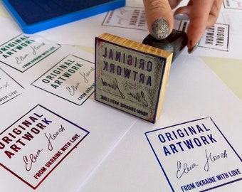 Sello de logotipo personalizado: sello de goma personalizado para empresas