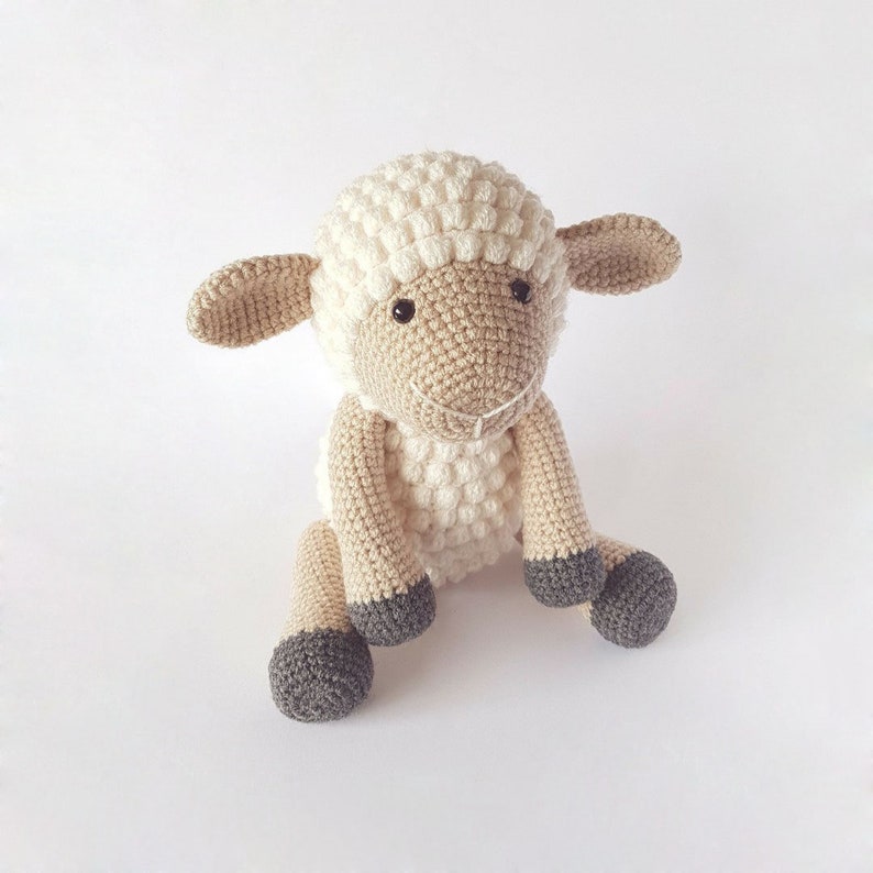 PATTERN: Crochet sheep pattern Amigurumi sheep pattern crocheted sheep pattern crochet lamb pattern PDF crochet pattern tutorial image 2