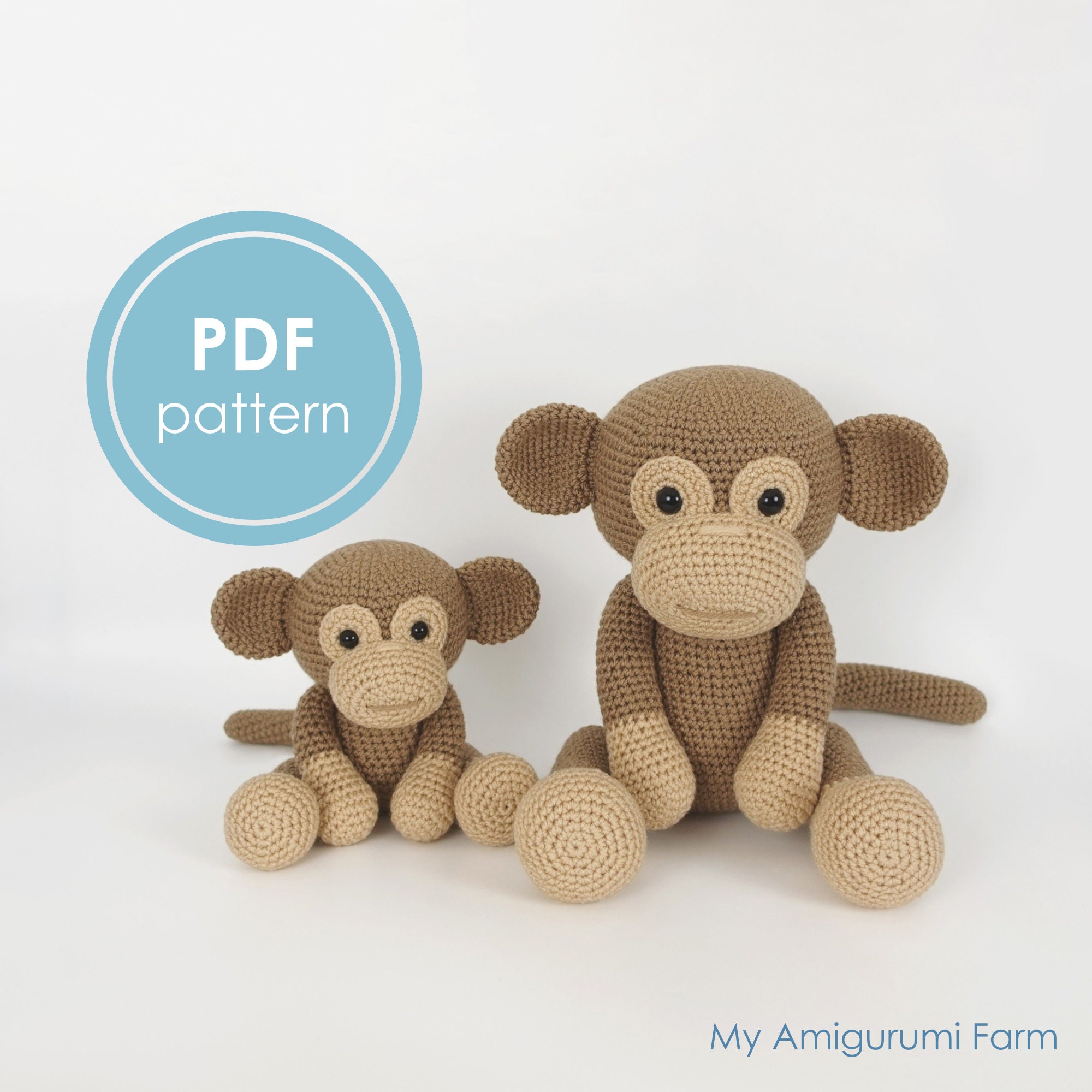 Charlie Chimpancé Amigurumi Patrón Y Tutorial De Crochet Gratis En Inglés