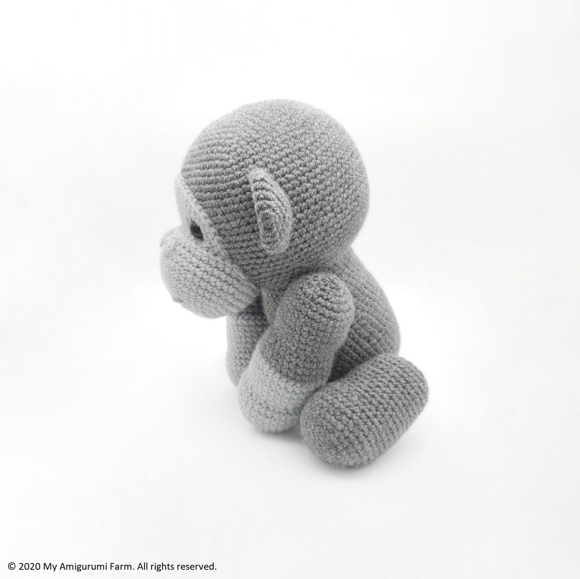 PATTERN Crochet gorilla pattern Amigurumi gorilla pattern Etsy