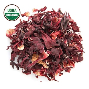 ORGANIC HIBISCUS FLOWER Whole | Bulk Hibiscus sabdariffa | Dried Hibiscus Flower Tea | Natural Herbs