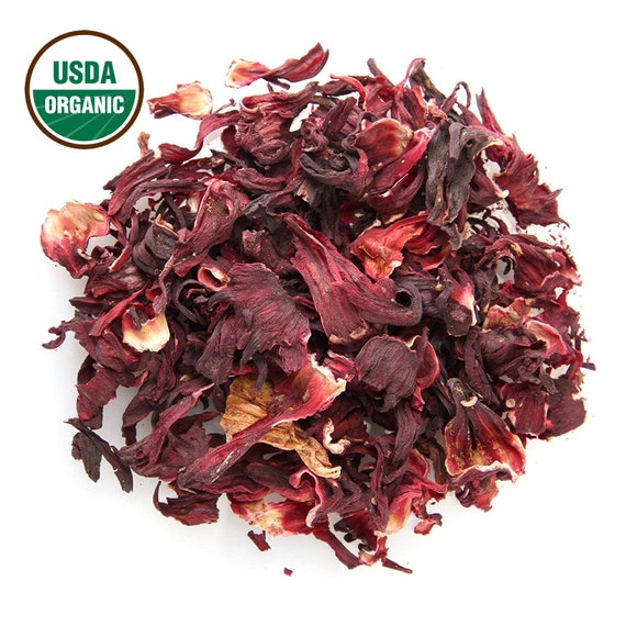 Hibiscus Flowers Organic Petals Tea Dried Cut Bulk Hibiscus Sabdariffa 