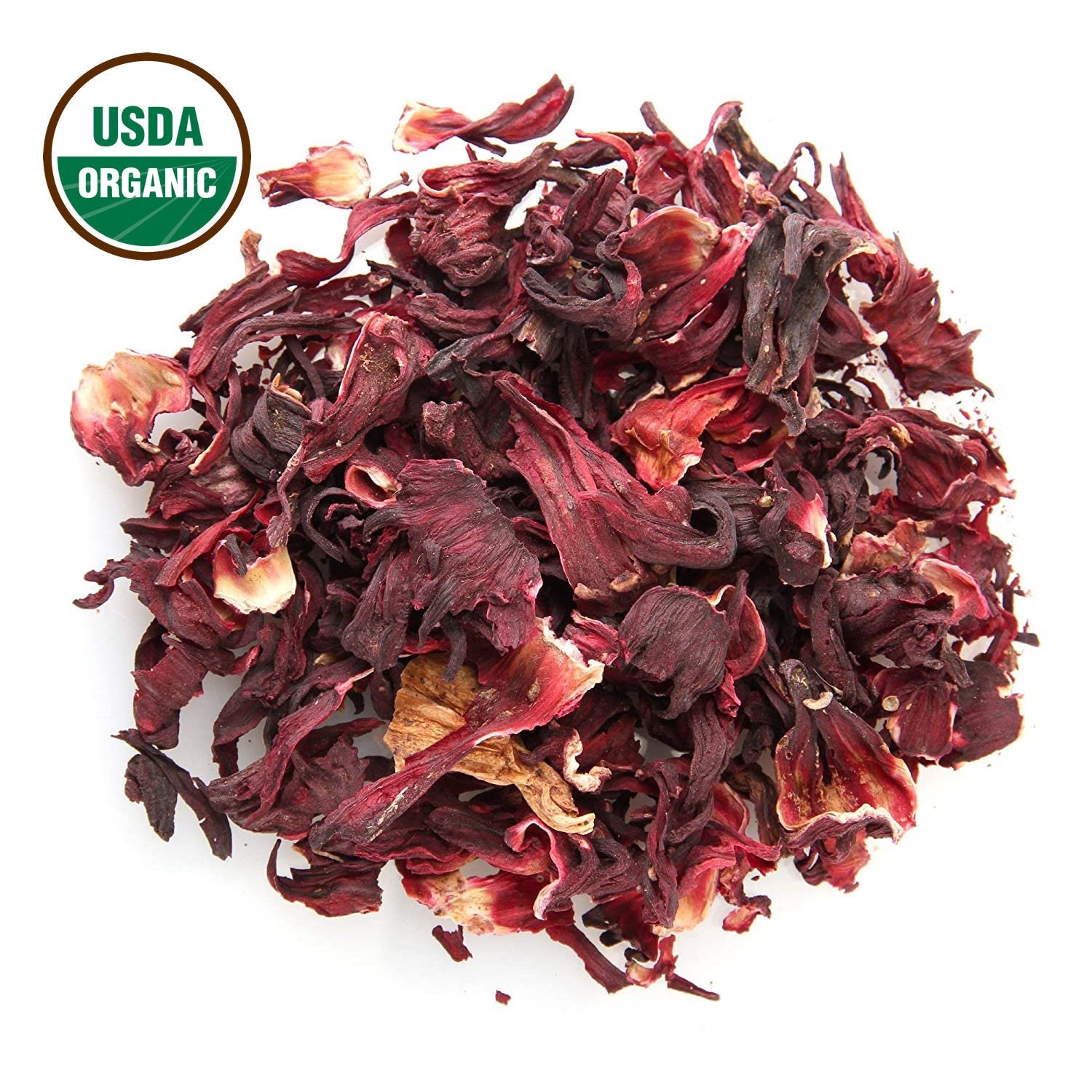 Ole Rico Dried Hibiscus Flowers 8 oz, Great for Hibiscus Tea, Jamaica Tea - 100% Natural Hibiscus Flowers, Cut and Sifted - Packaged in Resealable Bag