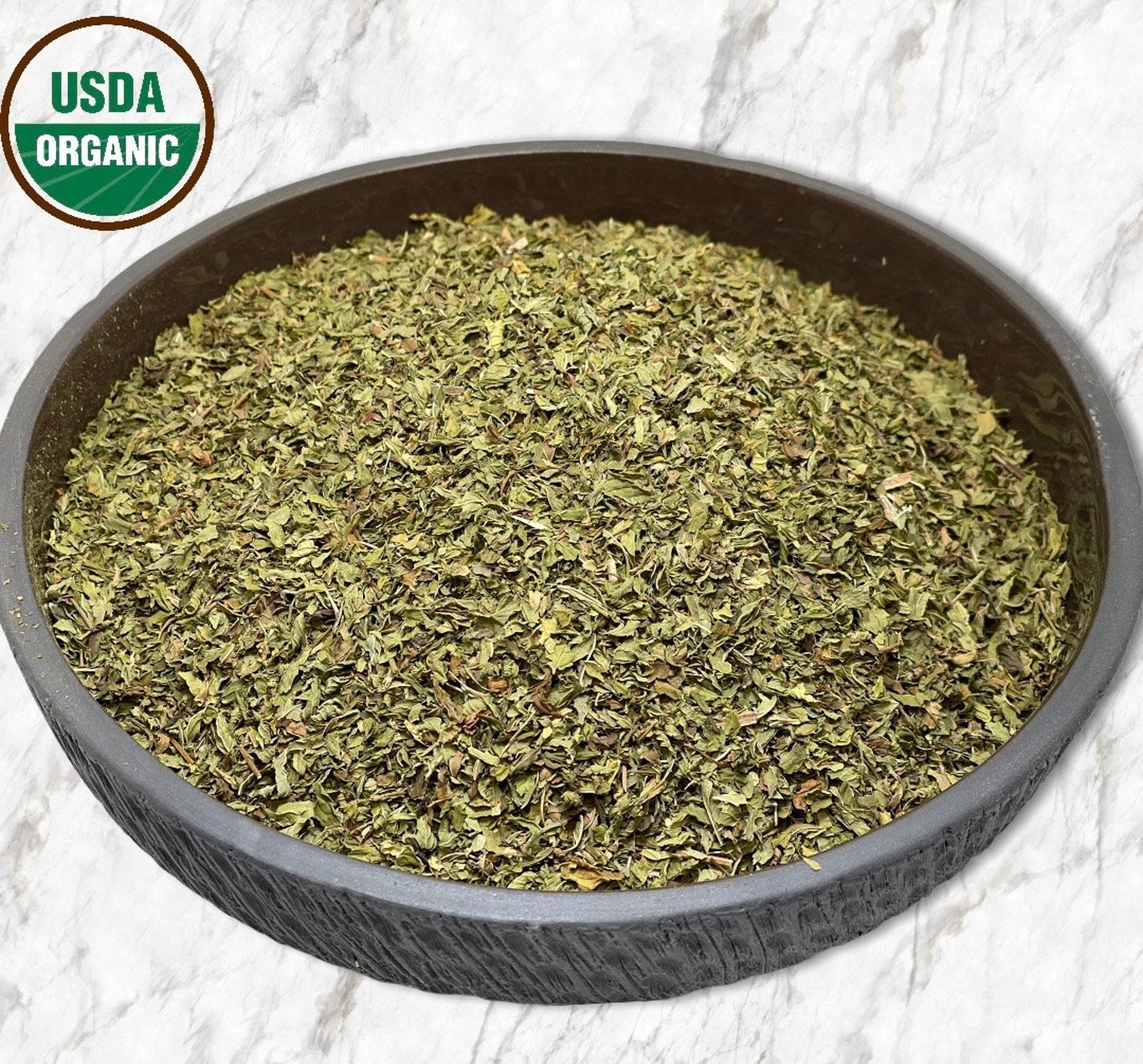 ORGANIC SPEARMINT LEAF cut & sifted Dried Spearmint Herb Etsy