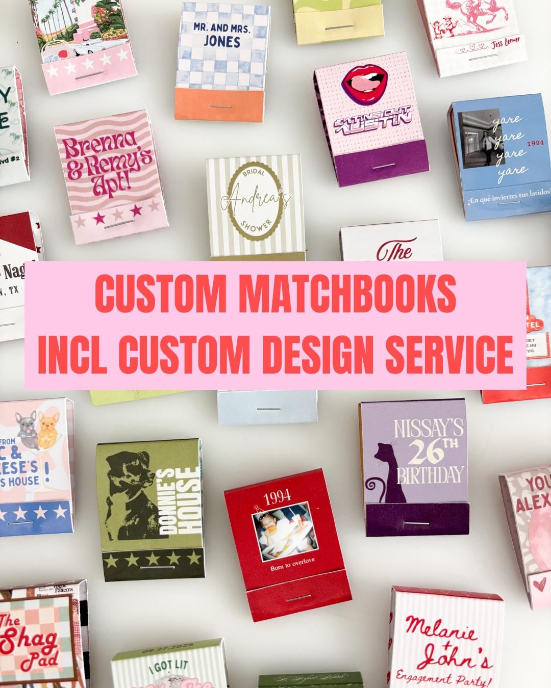 Fully Custom Matchbooks - Completely Custom Matches - Etsy