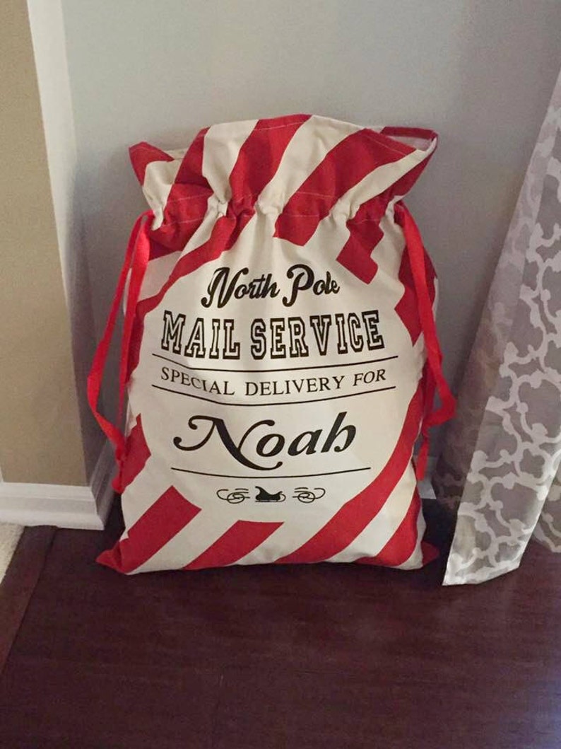 CafePress Santa Claus Natural Canvas Tote Bag - Reusable Shopping Bag, 2 Sizes - View #7