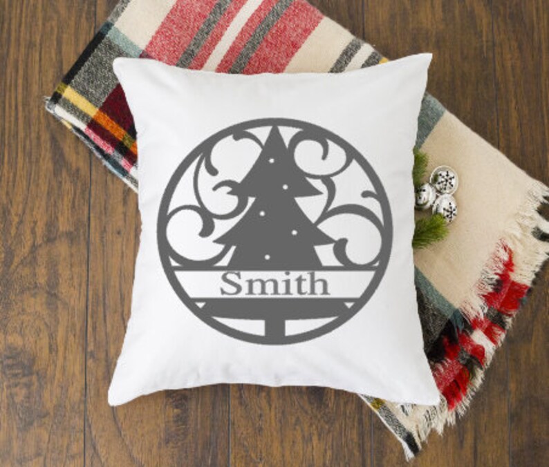 Personalized Christmas Pillow Cover 20X20 Cover Farmhouse Etsy