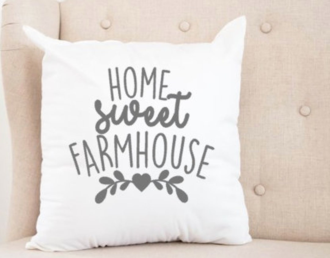 Home Sweet Farmhouse Pillow Cover20x20 Cover Farmhouse Home Etsy