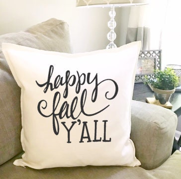 Happy Fall 20x20 Pillow Happy Fall 20x20 Pillow
