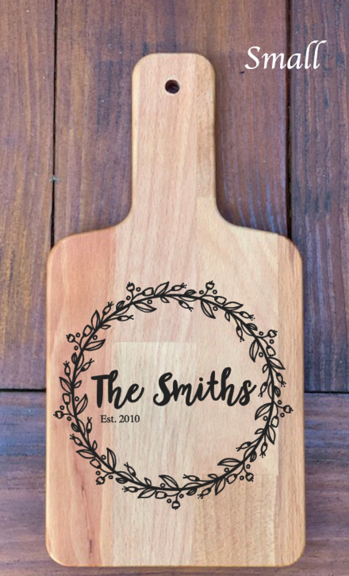 Personalized Last Name Cutting Board Personalized Board Etsy
