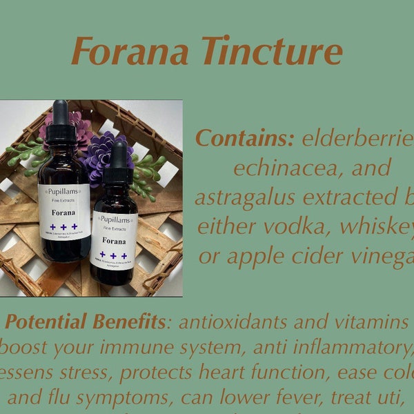 Forana Tincture Vodka based