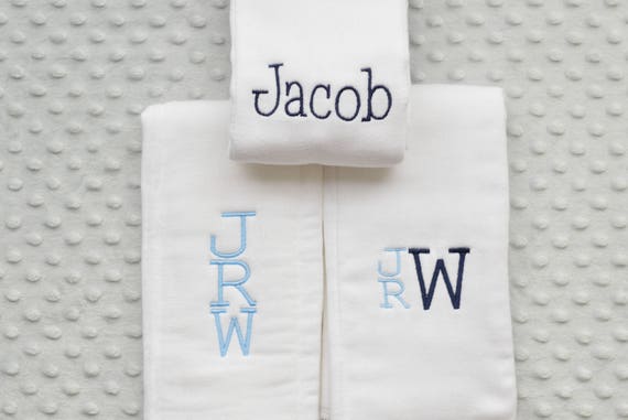 baby boy burp cloths