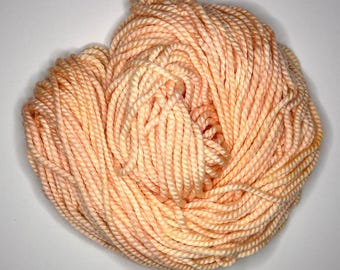 Blushing Peach Bulky-weight Merino Wool Yarn