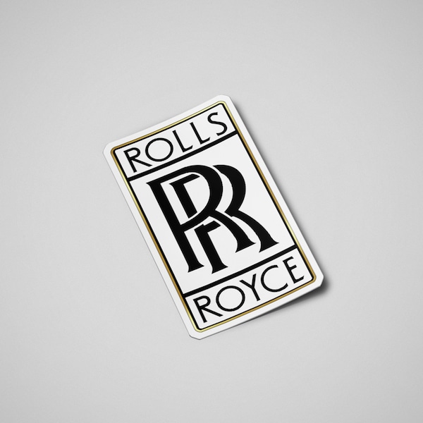 Rolls Royce Sticker - RR - Die-Cut Sticker - Cars