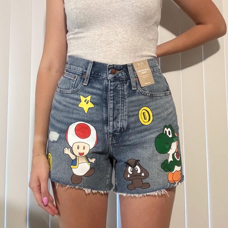Poppy Painted Shorts