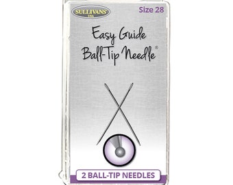 Easy Guide Ball-Tip Needle® for Embroidery and Hand Stitching - Size 28 - 34mm (#39871)