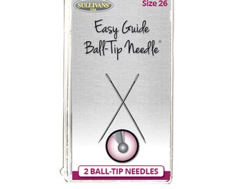 Easy Guide Ball-Tip Needle® for Embroidery and Hand Stitching - Size 26 - 37mm (#39870)