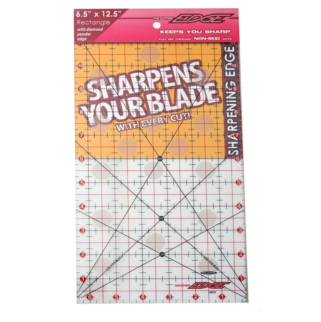 Clearedge Ruler The Cutting EDGE 6.5″ X 12.5″ Clear Ruler - Etsy