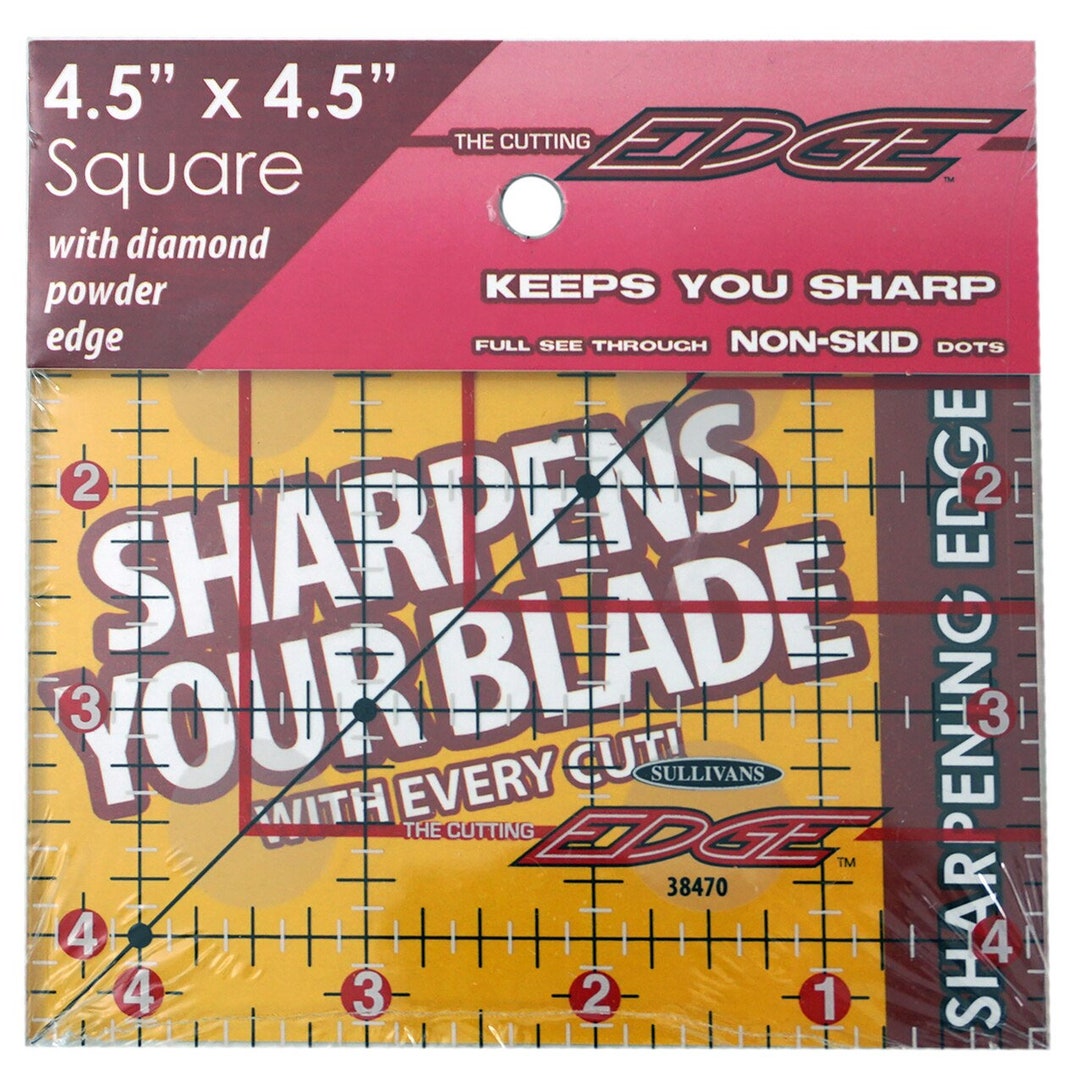 4.5 Ruler The Cutting EDGE 4.5″ X 4.5″ Clear Ruler - Etsy