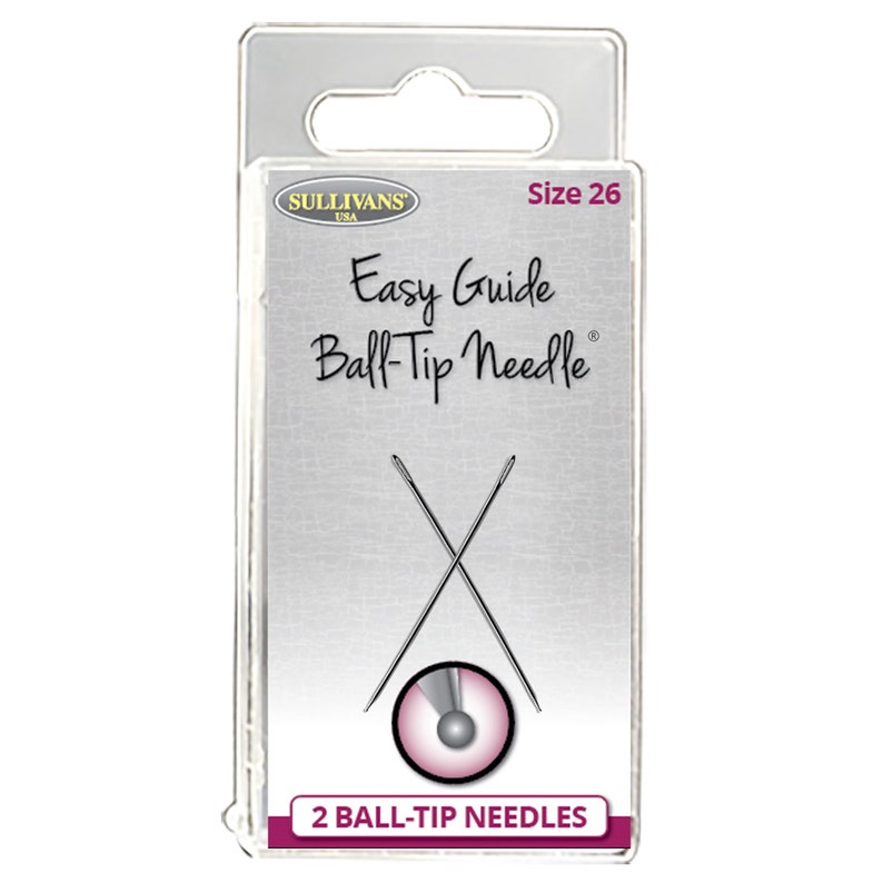 Easy Guide Ball-Tip Needle® for Embroidery and Hand Stitching Size 26 37mm 39870 image 1