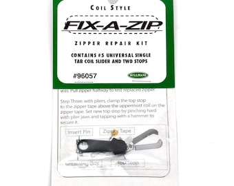 Ykk Zipper Repair Kit - Metal - Etsy