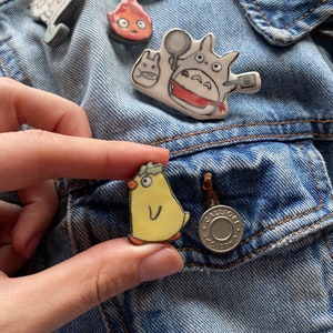 Cute Handmade Ceramic Anime Pins Brooches image 4