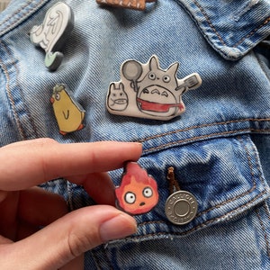 Cute Handmade Ceramic Anime Pins Brooches image 5