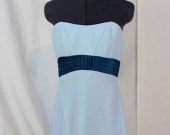 Alfred Angelo Sea Glass blue bridesmaid dress size 8