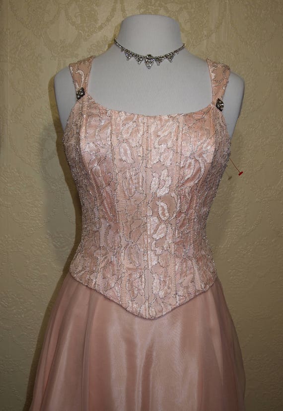 Vestido De 70 S Vestido Pastel Color Melon Y Plata Etsy Vestido De 70 S Vestido Pastel Color Melon Y Plata Etsy