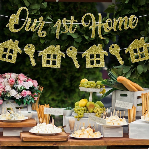 Home Sweet Home Banner Housewarming Party Housewarming Party Etsy