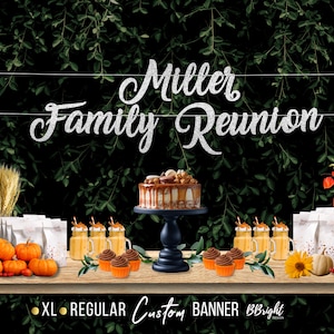 Personalized Family Reunion Banner Family Reunion Banner Custom Family Reunion Banner Family Sign Family Ornament Family Reunion Decoration