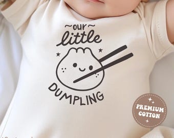 Little Dumpling Baby ONESIES® Brand bodysuit: Dimsum Baby Shower Cute Baby Shower Gift Asian Food Baby Clothing Foodie Baby Gift Newborn