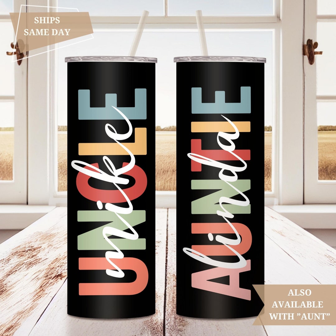 Personalized Aunt and Uncle Tumbler, Aunt and Uncle Mug Gift for ...