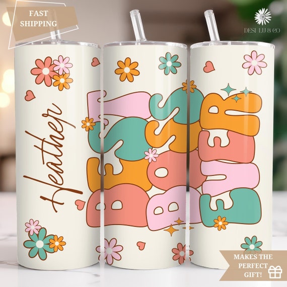 Best Boss Ever Tumbler Personalized Boss Gift for Women, Boss Gift Personalized, Gift for Boss Day Boss Appreciation Gift, Worlds Best Boss