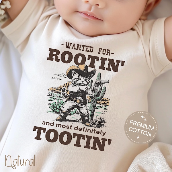 Funny Baby Onesie® Rodeo Rootin Tootin Cowboy Baby Onesie® Newborn Boy Western Baby Bodysuit  Rodeo Baby Shower Gift Funny Farm Baby Shirt