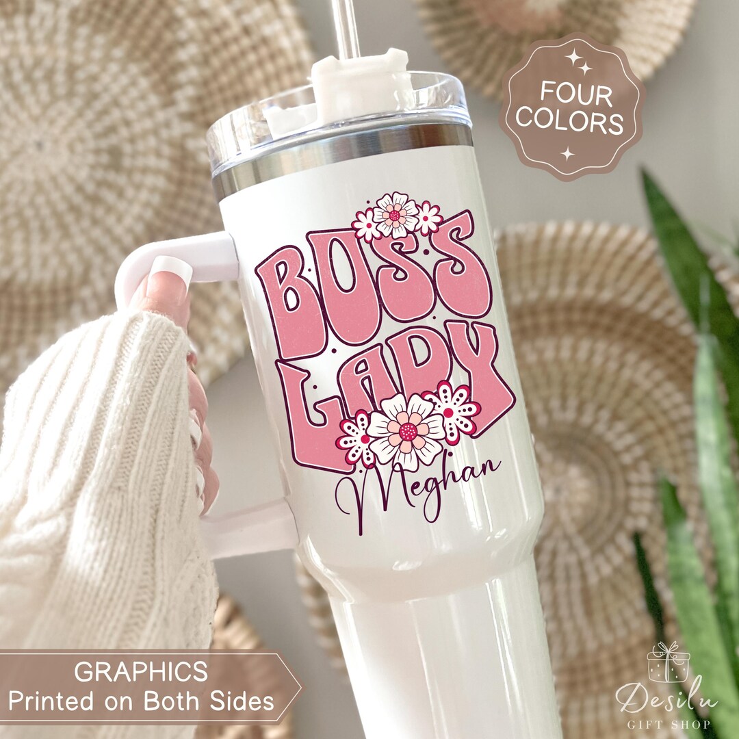 Boss Lady Tumbler 40oz Personalized Boss Lady Gift Boss Gift for