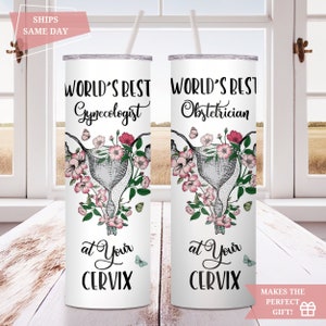 Personalized OBGYN Tumbler, OBGYN Thank You Gift for Obstetrician or Gynecologist, OBGYN Gift, Gynecologist Mug, Funny Obgyn Travel Mug