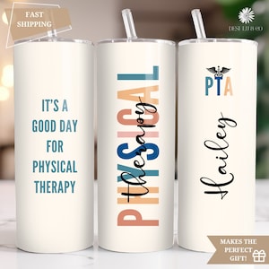 PTA Tumbler Personalized Physical Therapy Assistant Gift PTA Coffee Mug PTA Thank You Gift Physical Therapist Assistant Appreciation Gift