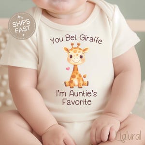 Auntie&#39;s Favorite Onesie® Auntie Onesie® for Baby Aunt Onesie® Funny New Nephew Gift Auntie New Baby Gift Cute Auntie Bodysuit