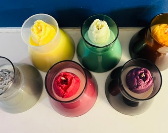 Beautiful Flower Candles