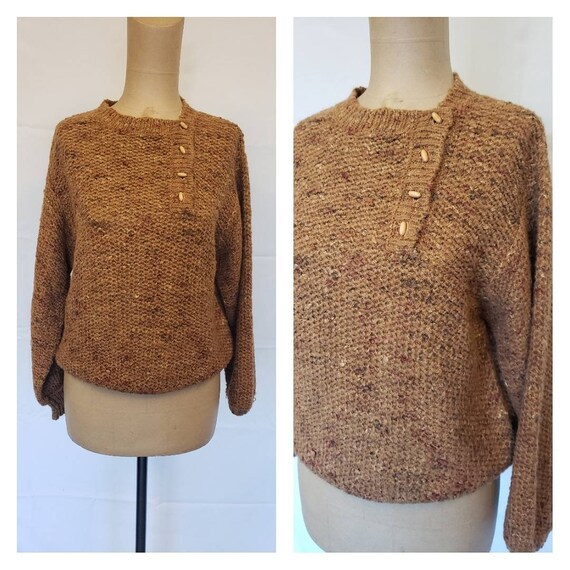 Vintage 80's Campus Casuals Brown Sweater