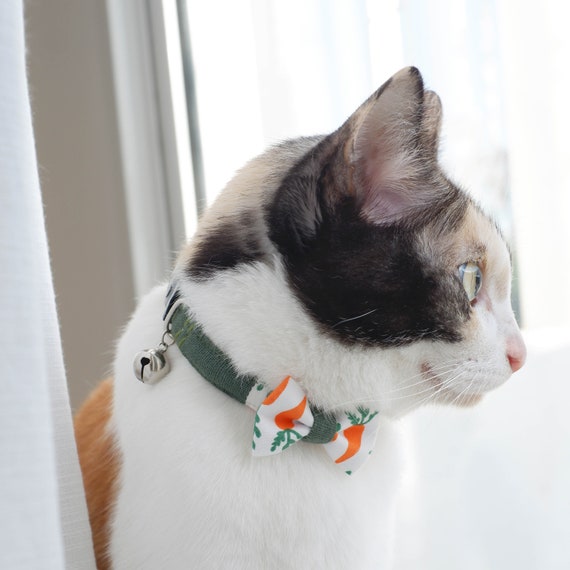 Hemp Cat Collar with Breakaway Buckle - Natural Hypoallergenic Cat Collar -  Handcrafted with eco friendly hemp 