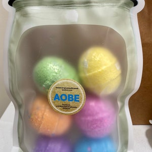 6 Pack of bath bombs; fizz & foam!