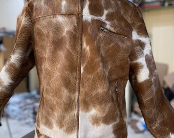 cowhide fur jacket