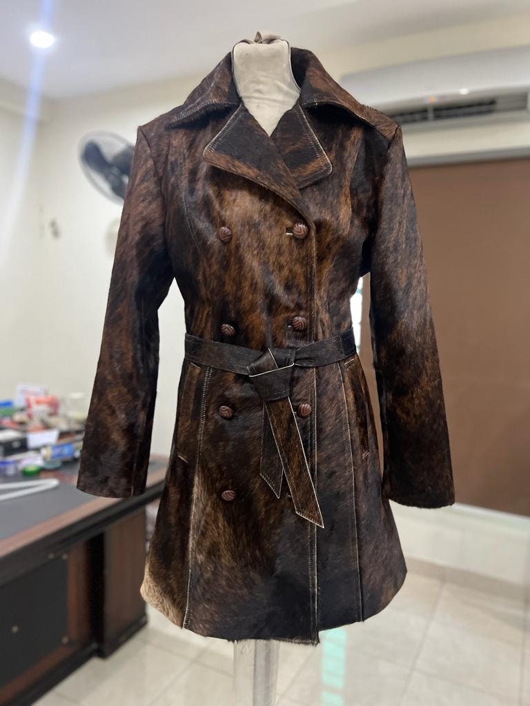 Cowhide coat outlet