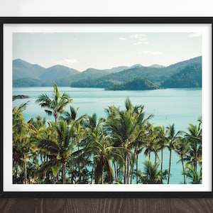 Hamilton island wall art, Catseye beach, whitsundays. Fine art photography print made form 120 analog film.