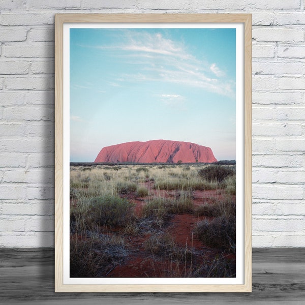 Down Under, Uluru, Ayers Rock, Australia.  35mm fine art photography print, wall art