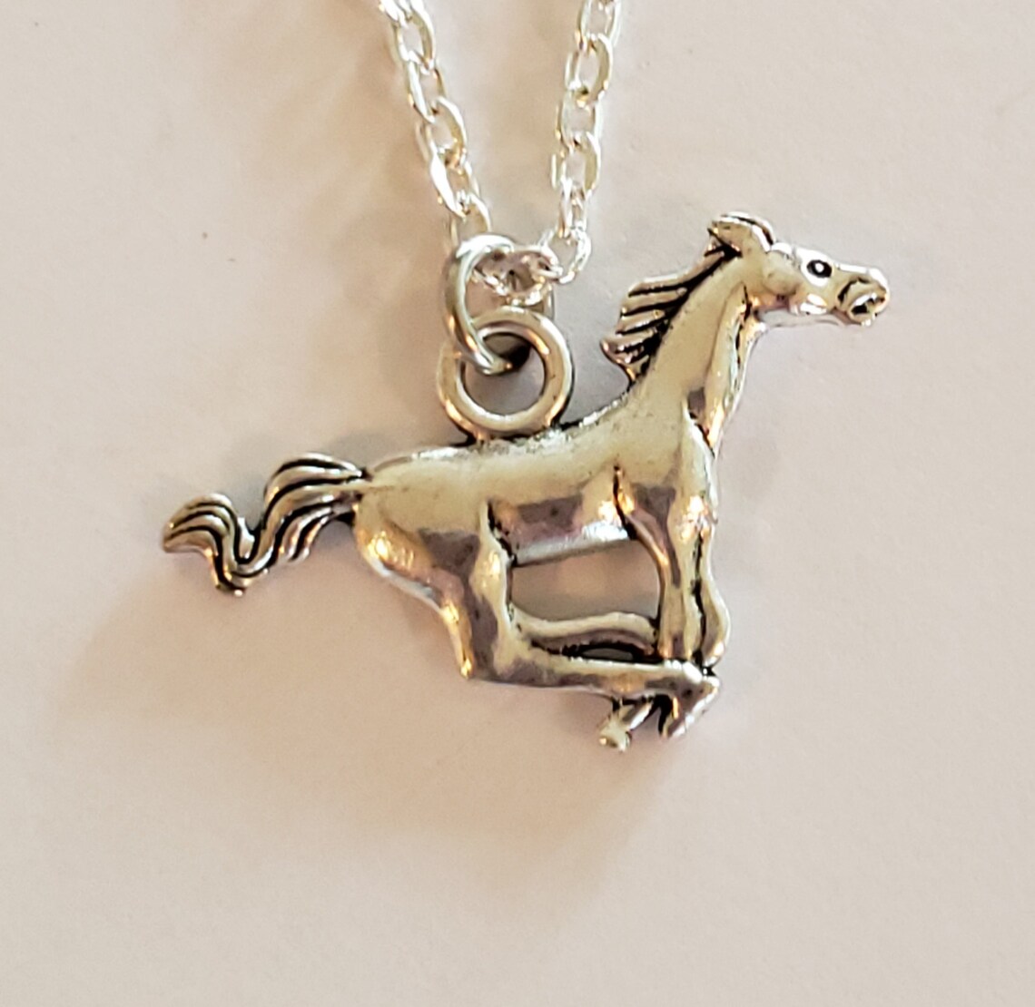 Horse Stallion Necklace Little Girls Gift Birthday Gift Etsy
