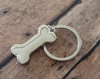 Dog Lovers Silver Keychain