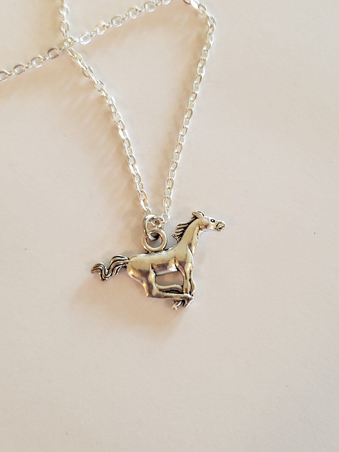 Horse Stallion Necklace Little Girls Gift Birthday Gift Etsy